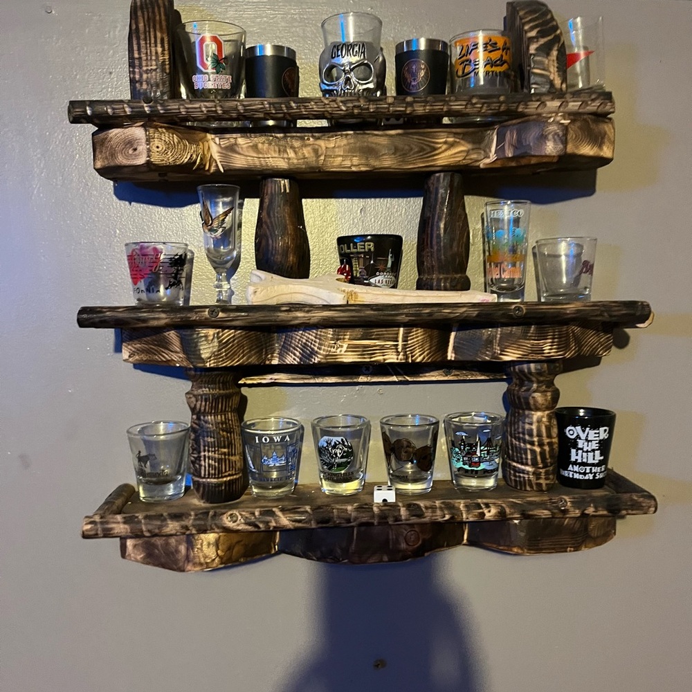 Perfect pprimitive made to order shelf